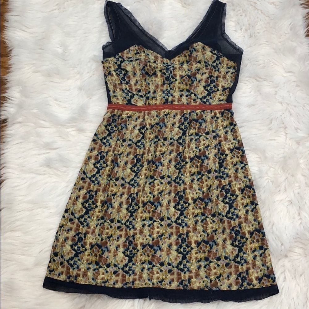 Urban Outfitters Staring at Stars Floral And Mesh Dress Sz 0